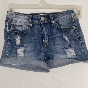Denim Blue Women's Shorts